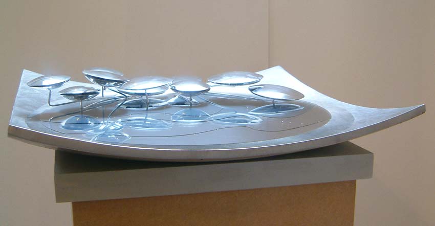 Maquette for a water fountain. Artist: Viv Levy